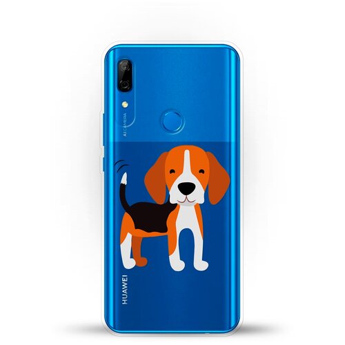 фото Силиконовый чехол довольный бигль на huawei p smart z andy & paul