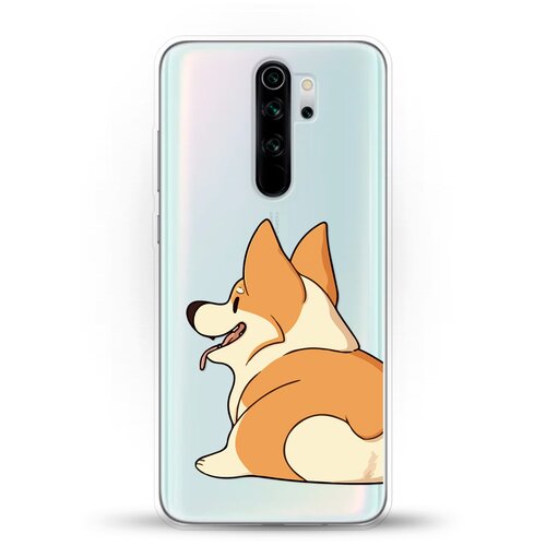 фото Силиконовый чехол корги на xiaomi redmi note 8 pro andy & paul