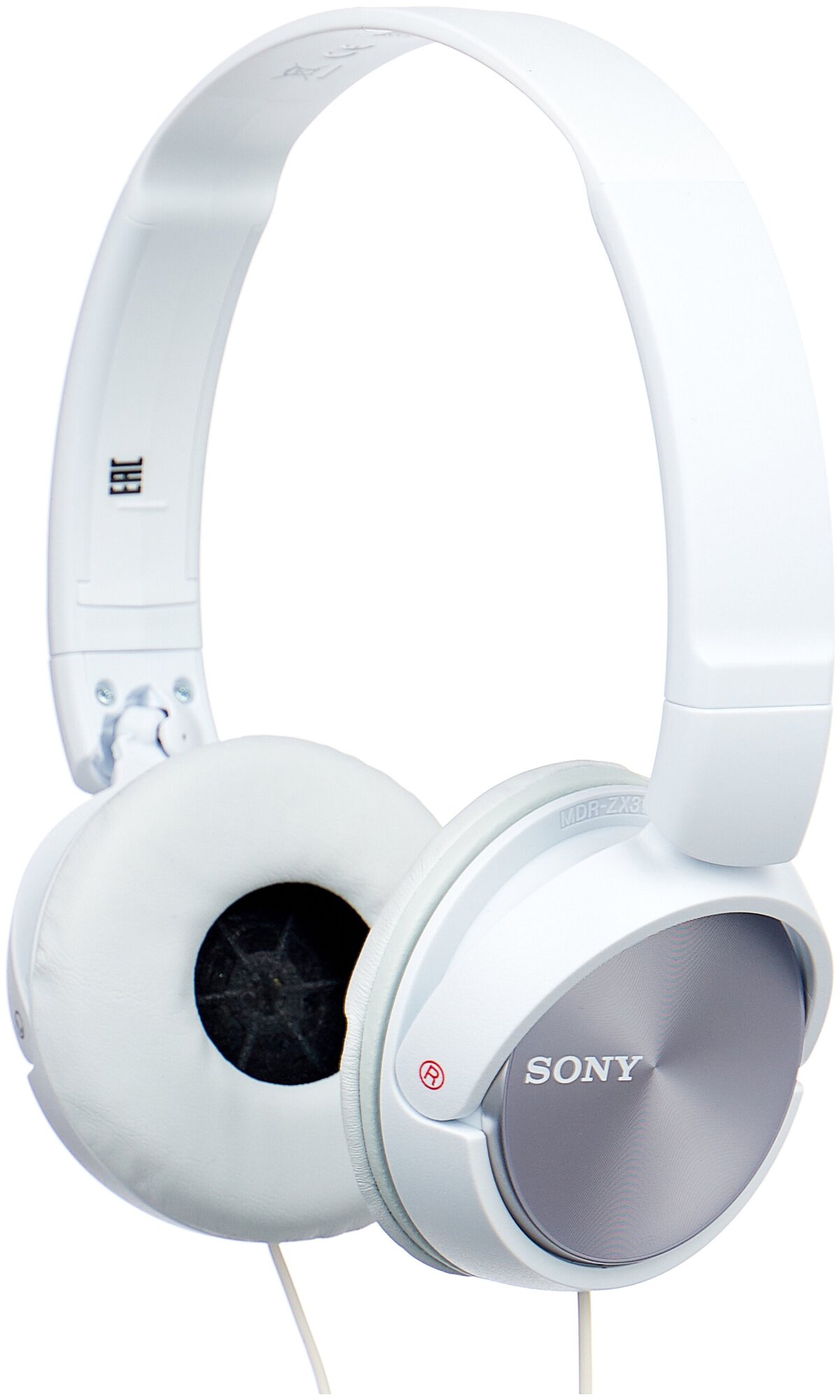 Наушники с микрофоном Sony MDR-ZX310APW, белый