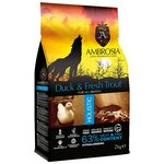 Сухой корм для собак Ambrosia утка, форель - изображение