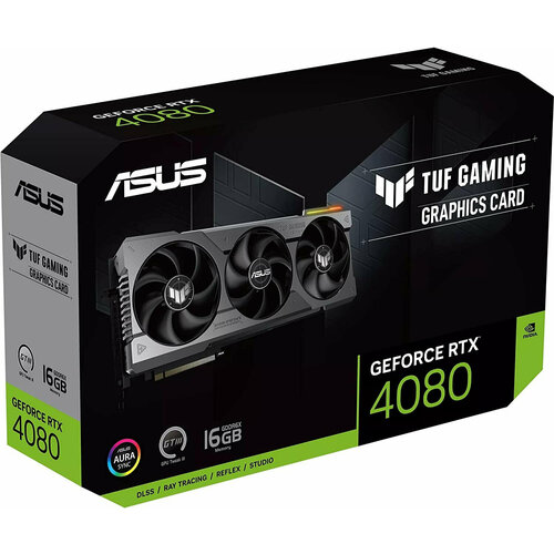 Видеокарта Asus PCI-E 4.0 NVIDIA GeForce RTX 4080 1638Mb 256 GDDR6X TUF-RTX4080-16G-GAMING видеокарта asus tuf gaming geforce rtx 3090 ti oc edition 24gb gddr6x