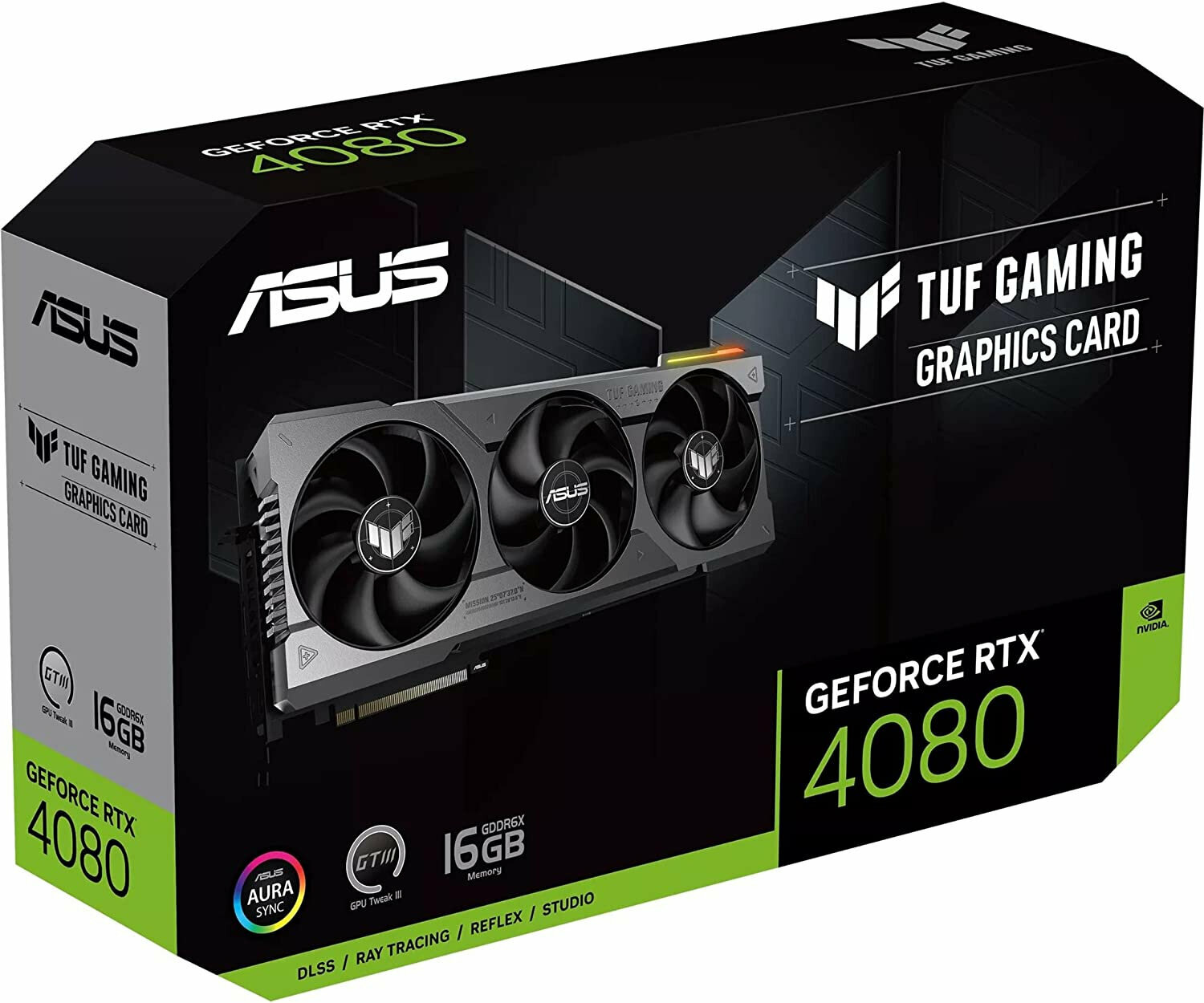 Видеокарта ASUS Gaming nVidia RTX 4080 16384 22400 256 RTL [90YV0IB1-M0NA00] - фото №1