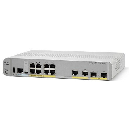 Коммутатор Cisco WS-C2960CX-8TC-L коммутатор cisco catalyst ws c2960rx 48lps l