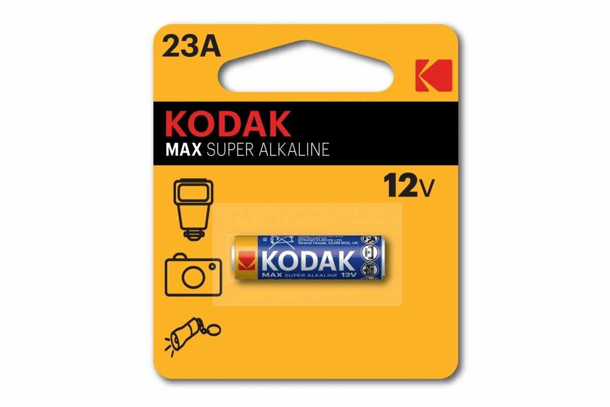 Батарейки Kodak 23A-1BL MAX SUPER Alkaline (K23A-1)