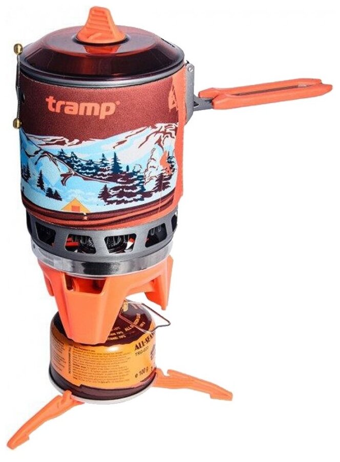 Система приготовления пищи Tramp 1л TRG-115 orange