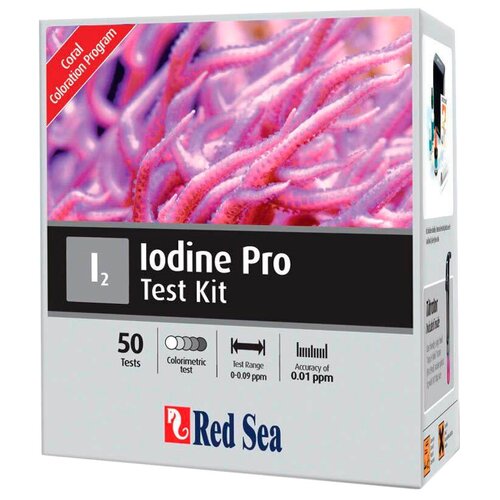 Red Sea Iodine Pro Test Kit тесты для аквариумной воды