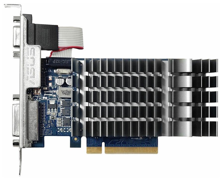 Видеокарта ASUS NVIDIA GeForce GT 710 GT710-SL-2GD3-BRK-EVO 2 Гб DDR3 64 бит (GT710-SL-2GD3-BRK-EVO)