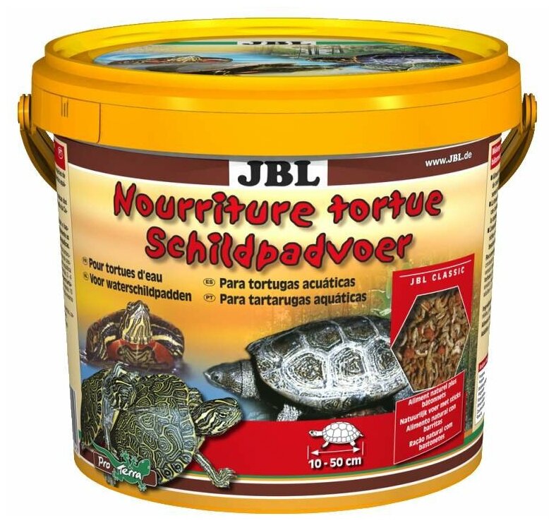 Сухой корм для рептилий JBL Schildkrötenfutter, 2.5 л - фотография № 1