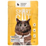 Влажный корм для кошек Smart Cat с курицей (кусочки в соусе) - изображение