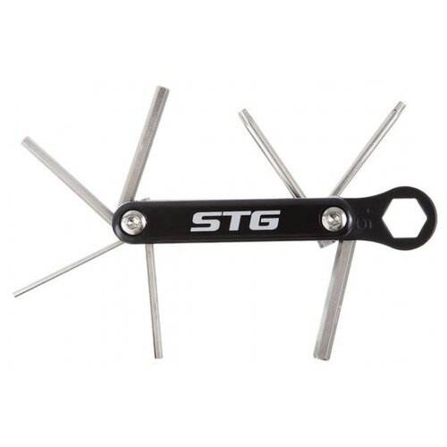 Мультитул STG YC-263-15 черный набор инструментов для педалей велосипеда stg yc 279dfb 123 черный