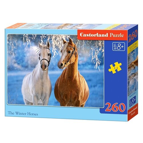 Пазл Castorland The Winter Horses (B-27378), 260 дет., 23х32х3.7 см, мультиколор