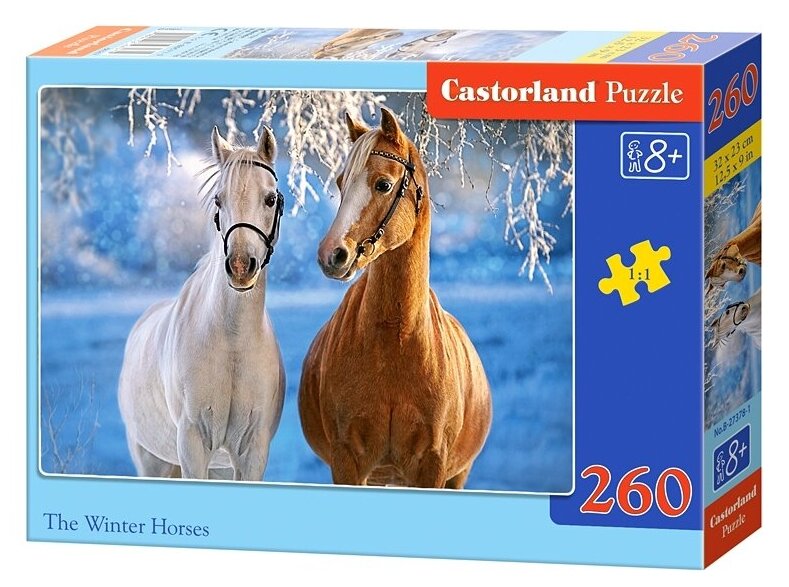 Пазл Castorland The Winter Horses (B-27378), 260 дет.