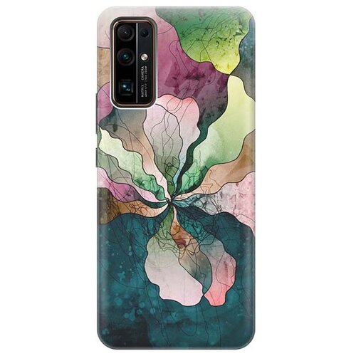 фото Ультратонкий силиконовый чехол-накладка для honor 30 с принтом "прекрасные цвета" gosso