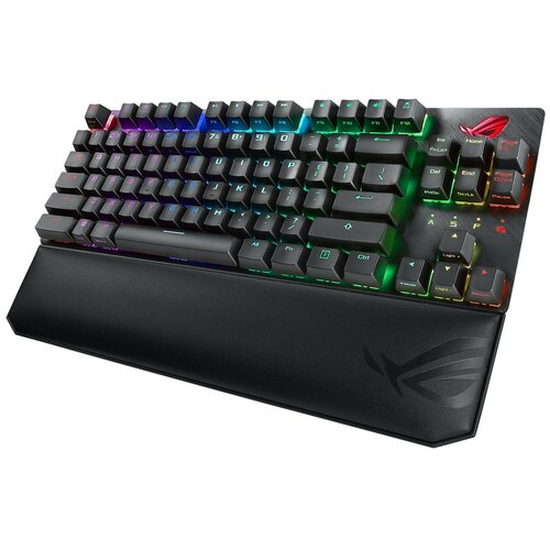 ASUS ROG Strix Scope TKL Игровая клавиатура (Cherry MX red switches, аллюминивая рама, USB, RGB подсветка, 90MP00N5-BKRA00)