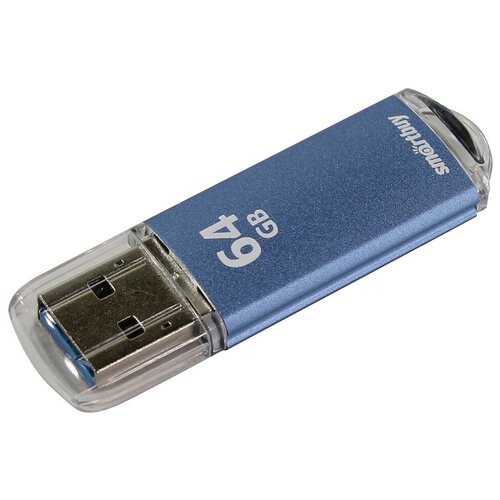 Флешка SmartBuy V-Cut USB 3.0 64 GB 1 шт. синий