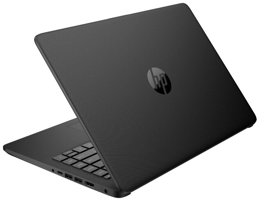 Ноутбук HP 14s-fq0030ur 22P66EA Jet Black AMD Ryzen 3-3250U8G256G SSD14 FHD IPS AGAMD Radeon GraphicsWiFiBTWin11
