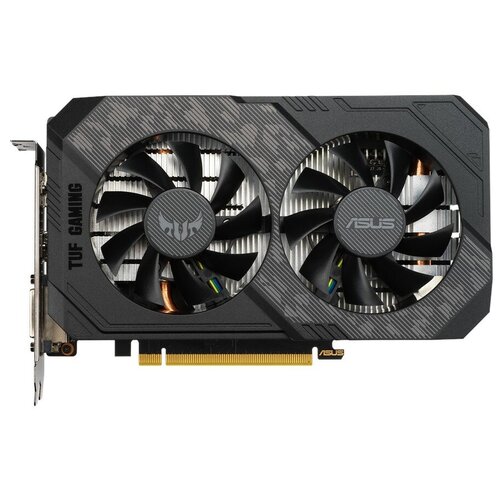 Внешняя видеокарта ASUS TUF GeForce GTX 1660 SUPER Gaming 6GB (TUF-GTX1660S-6G-GAMING), Retail видеокарта asus pci e tuf gtx1660ti o6g evo gaming nvidia geforce gtx 1660ti 6144mb 192 gddr6 1500 1