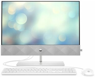 23.8" Моноблок HP Pavilion 24-k0012ur 14Q33EA, 1920x1080, Intel Core i3-10300T 3 ГГц, RAM 4 ГБ, SSD 128 ГБ, HDD 1 ТБ, Intel UHD Graphics 630, DOS,