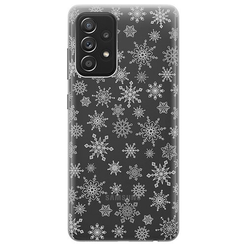 фото Re:pa чехол - накладка transparent 3d для samsung galaxy a52 с принтом "fairy snowflakes"
