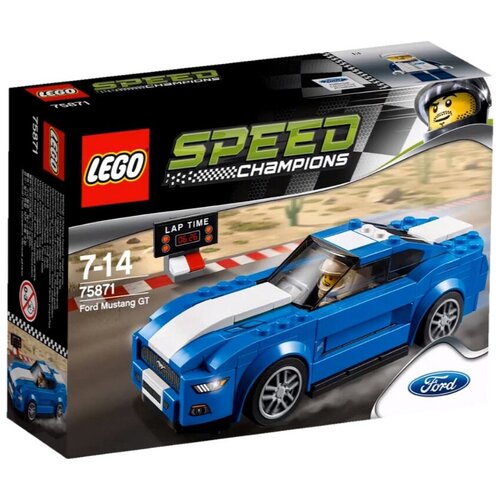 конструктор техник ford mustang hoonicorn v2 форд мустанг 3219 деталей LEGO Speed Champions 75871 Форд Мустанг GT, 185 дет.