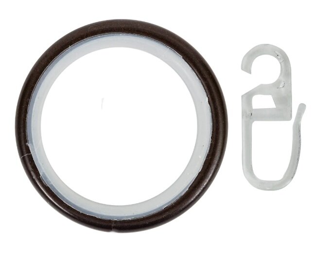 Кольцо, металл, цвет венге, 2 см, 10 шт. - фотография № 1