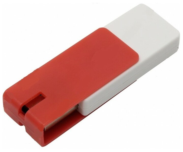 Накопитель QUMO 32GB USB 2.0 Click Crimson, цвет корпуса алый (QM32GUD-CLK-Crimson)