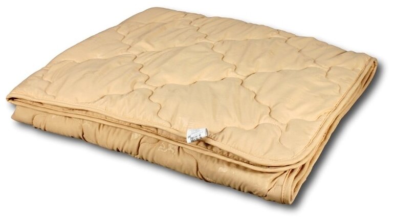 Одеяло AlViTek Сахара-Эко, легкое, 140 х 205 см, коричневый