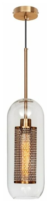 Светильник LOFT IT Heragon Loft2566-E, E27, 60 Вт, кол-во ламп: 1 шт., цвет: бронзовый - фотография № 1