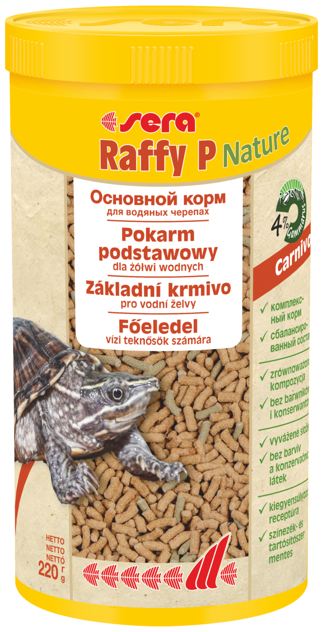 Корм для рептилий Sera Raffy P Nature, 1 л, 220 гр - фотография № 1