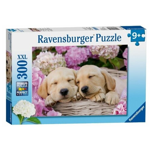 Пазл Ravensburger Сладкие щенки в корзинке (13235), 300 дет.