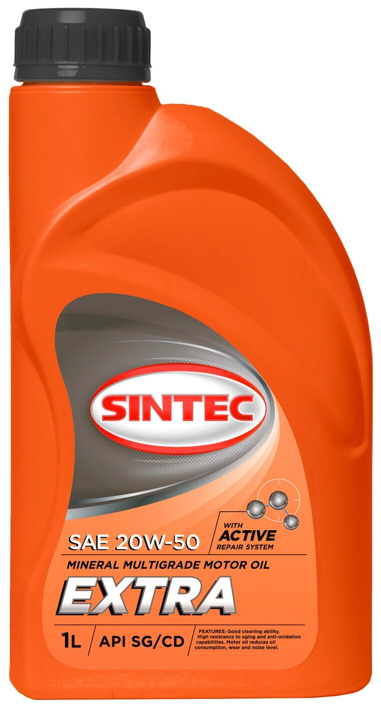 SINTEC Экстра минеральное 20w50 API SG/CD 1л
