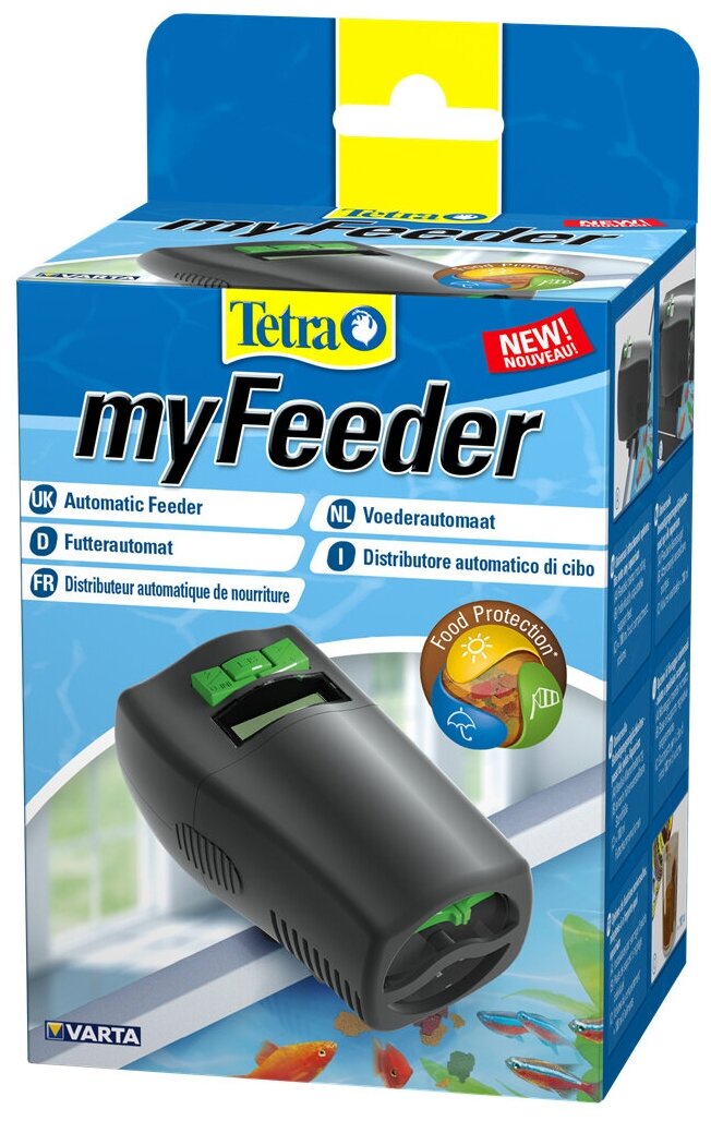 Автоматическая кормушка Tetra myFeeder для аквариумов, с дисплеем - фотография № 3