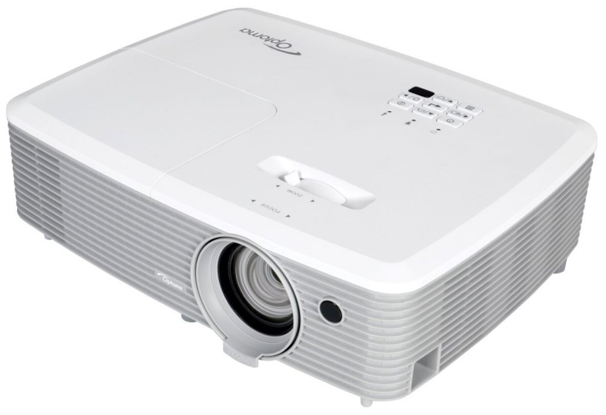 Проектор Optoma W400+ DLP, WXGA 1280x800, 4000Lm, 22000:1, 2xHDMI, MHL, LAN, 1x10W speaker, 3D Ready, lamp 10000hrs, WHITE, 2.52kg