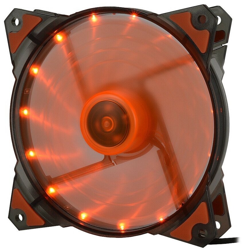 Вентилятор 120x120 Crown (CMCF-12025S-1223) Orange Led 1650rpm