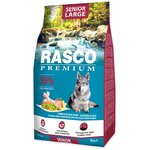 Сухой корм для пожилых собак Rasco Premium для здоровья кожи и шерсти, курица, с рисом (для крупных пород) - изображение