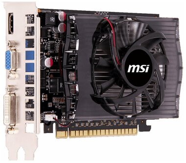 Характеристики модели Видеокарта MSI GeForce GT 730 2GB (N730-2GD3) на Яндекс Маркете