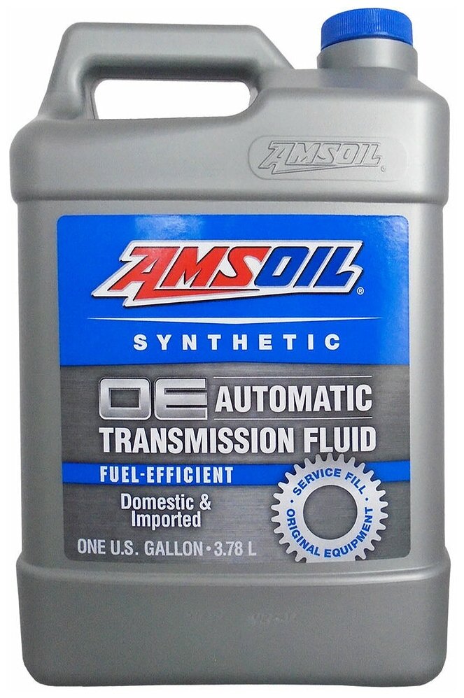 Трансмиссионное масло AMSOIL OE Synthetic Fuel-Efficient Automatic Transmission Fluid (ATF) (3,78л)*