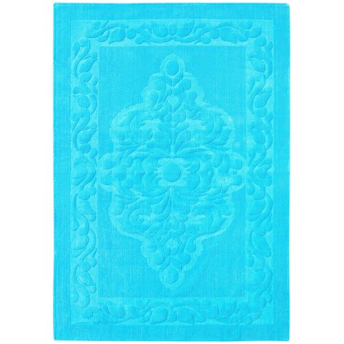 Коврик 80 на 300 см для ванной, бирюзовый Sonil Cotton SCTN 03-Turquoise