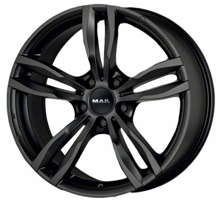   Mak Luft 8x18 5x112 ET30 D66.6 Matt Black