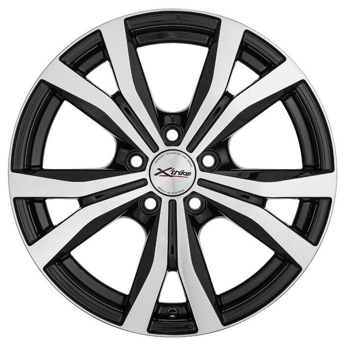   X-trike X-119 6.5x16/5x100 D67.1 ET38 BK/FP