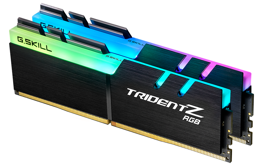 Оперативная память G.SKILL Trident Z RGB 32 ГБ (16 ГБ x 2 шт.) DDR4 3600 МГц DIMM CL16 F4-3600C16D-32GTZRC