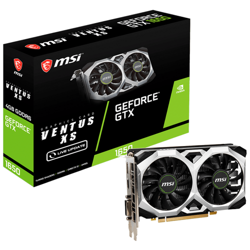 Видеокарта MSI GTX 1650 D6 VENTUS XS V1, Retail