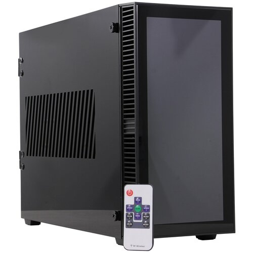 Компьютерный корпус GameMax Abyss ITX черный корпус mini itx gamemax abyss itx без бп чёрный