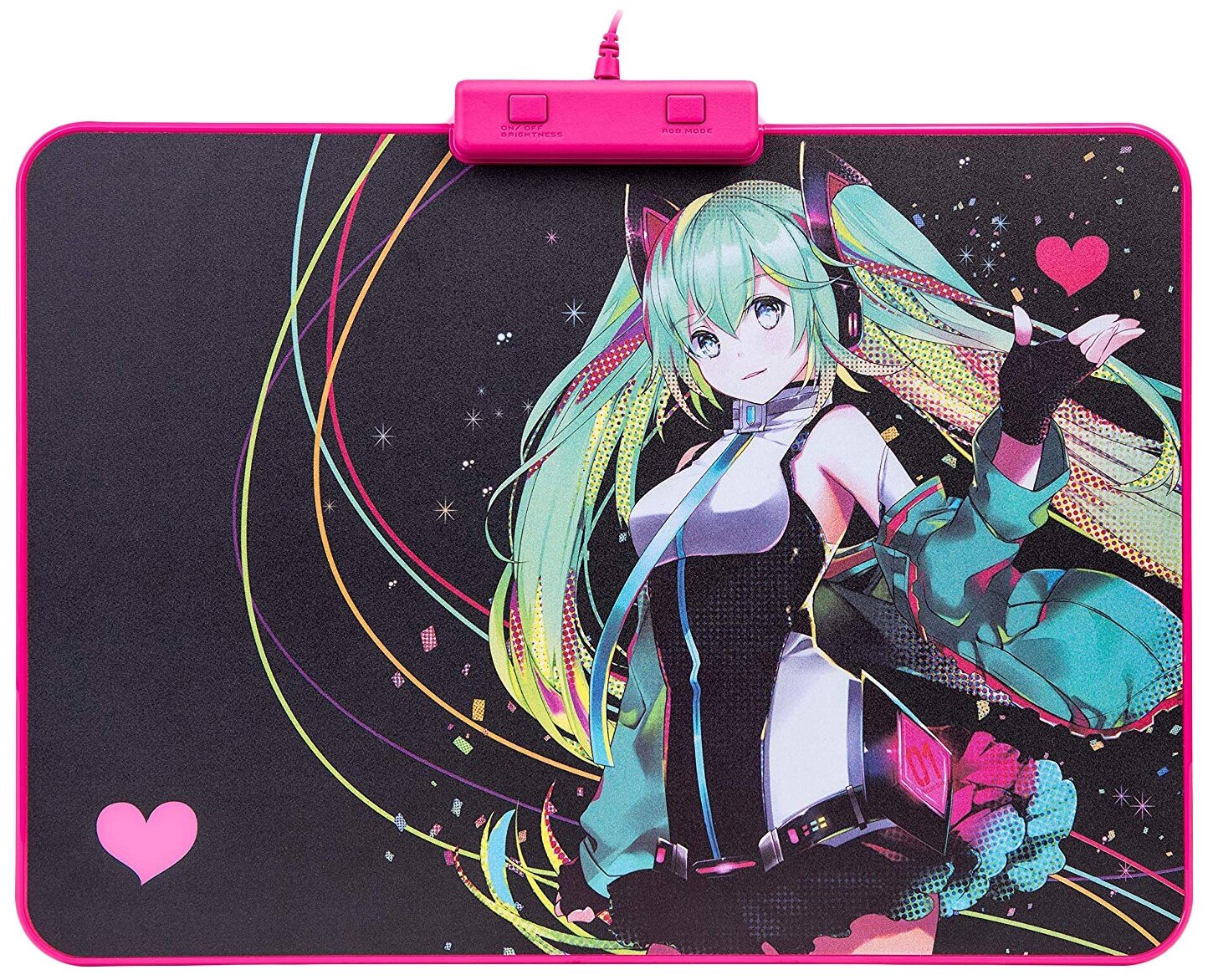 Коврик Tt eSPORTS by Thermaltake Draconem RGB Hatsune Miku Edition (MP-DCM-RGBHMS-09)