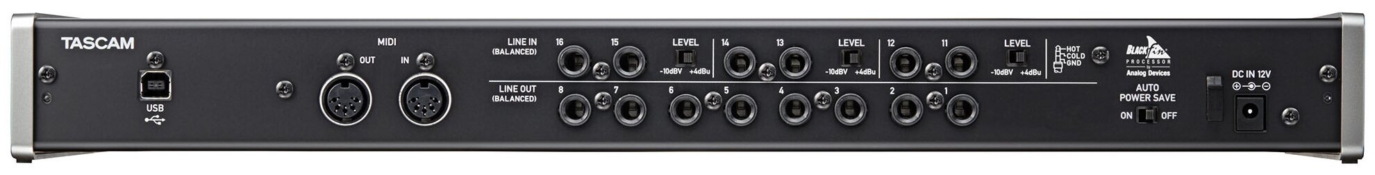 Внешняя звуковая карта Tascam US-16X08