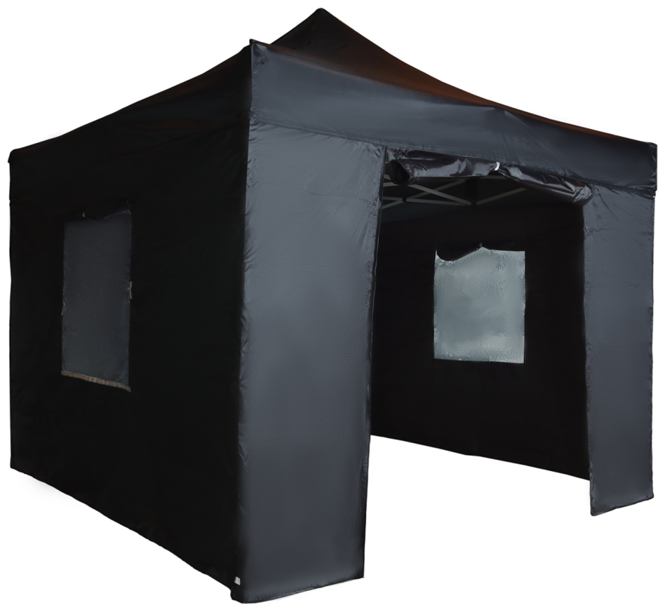 Helex Тент-шатер быстросборный Helex 4332 3x3х3м полиэстер черный