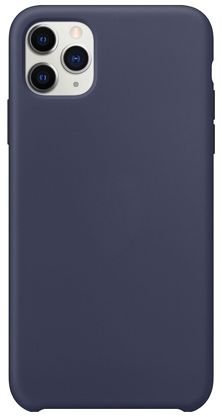 Силиконовый чехол Silicone Case для iPhone 11 Pro Max, темно синий