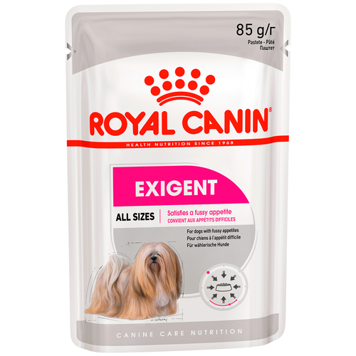 Влажный корм ROYAL CANIN Exigent Care для собак привиредливых в питании, 12шт.*85 г