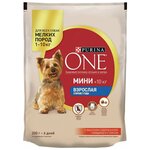 Корм для собак Purina ONE говядина 200г (для мелких пород) - изображение