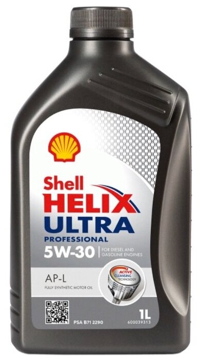Синтетическое моторное масло SHELL Helix Ultra Professional AP-L 5W-30